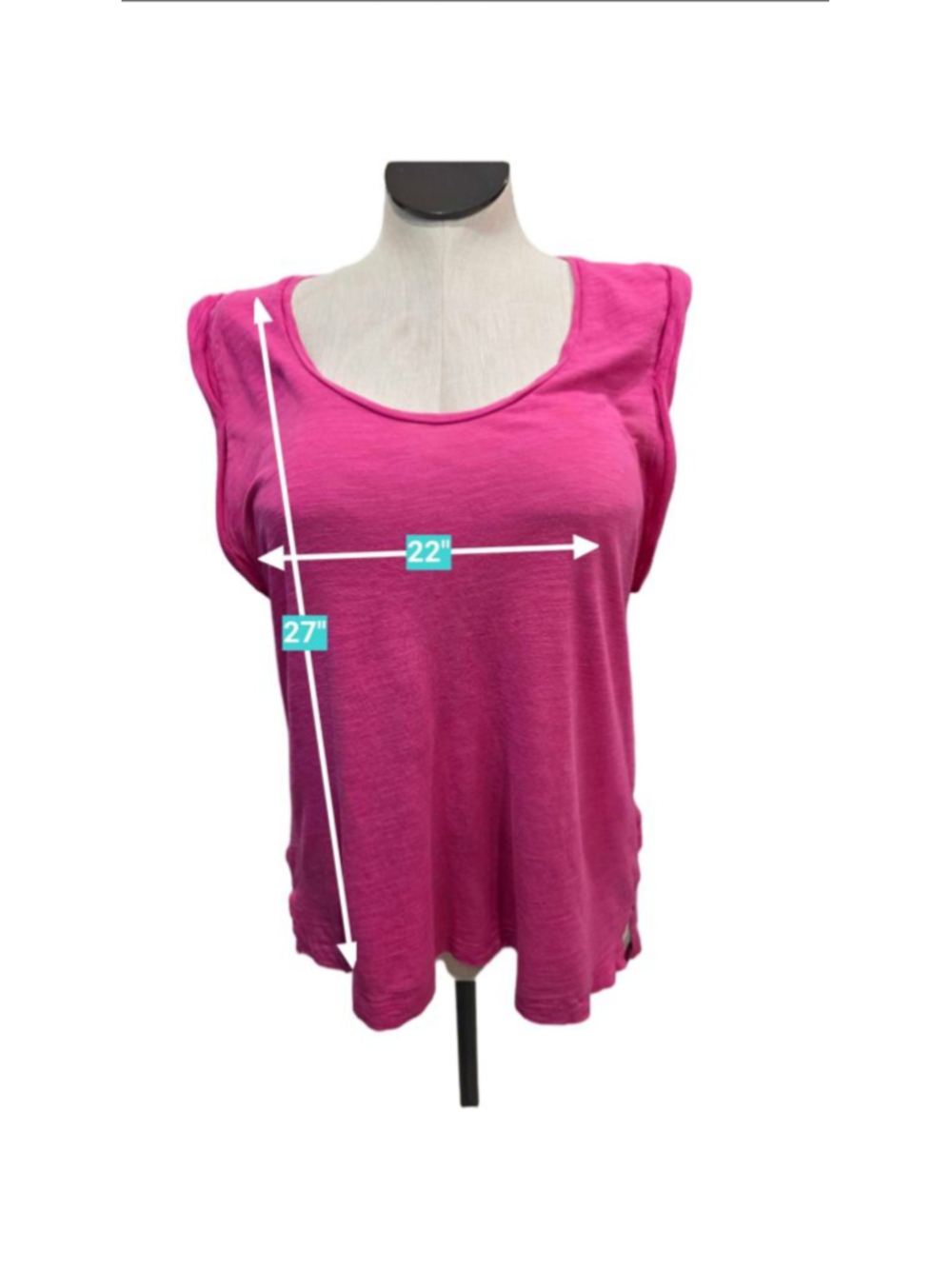 Women's Banana Republic Pink Tank Top L - Picture 4 of 6